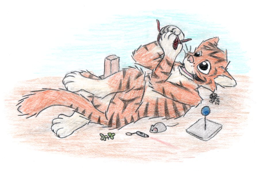 A Tigercat at Play