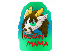 Dragon Mama - Conbadge Exchange, April 2015